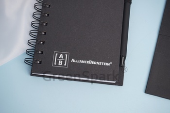 AllianceBernstein 線圈便條貼記事本+筆 ST127