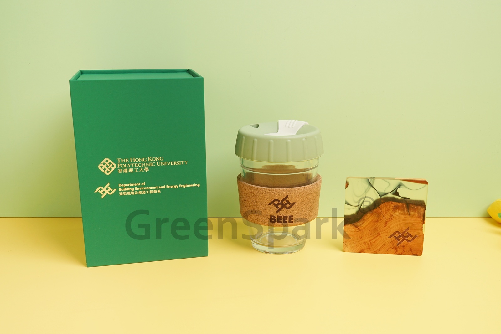 香港理工大學(管理及市場學系) 軟木防燙咖啡杯 TW433
