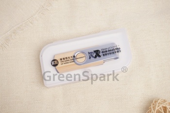香港恒生大學 竹木旋轉OTG兩用USB EE496