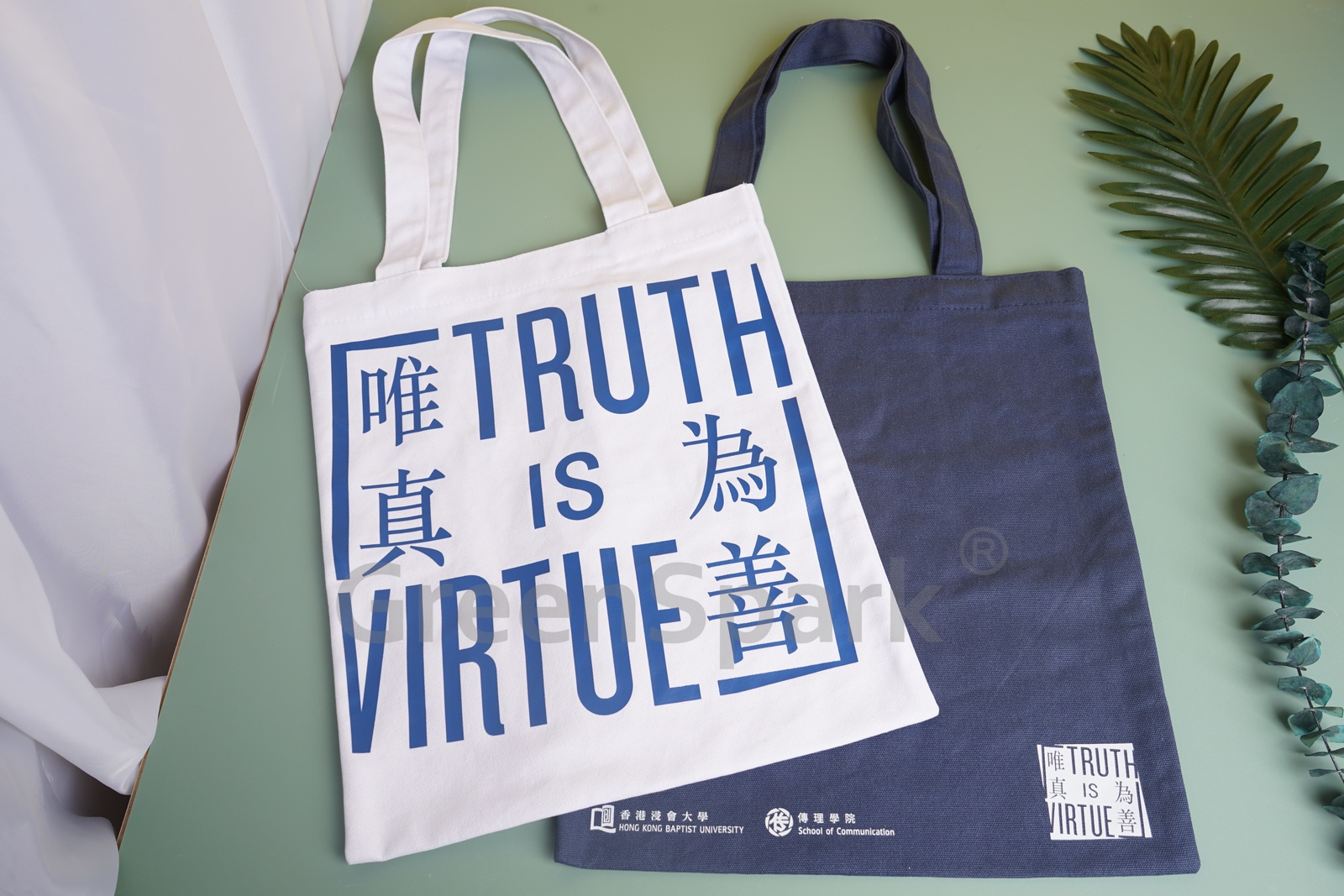 香港浸會大學 Dyed Cotton Tote Bag RB323