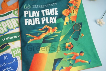 中國香港運動禁藥管制機構 彩印棉布袋 RB405