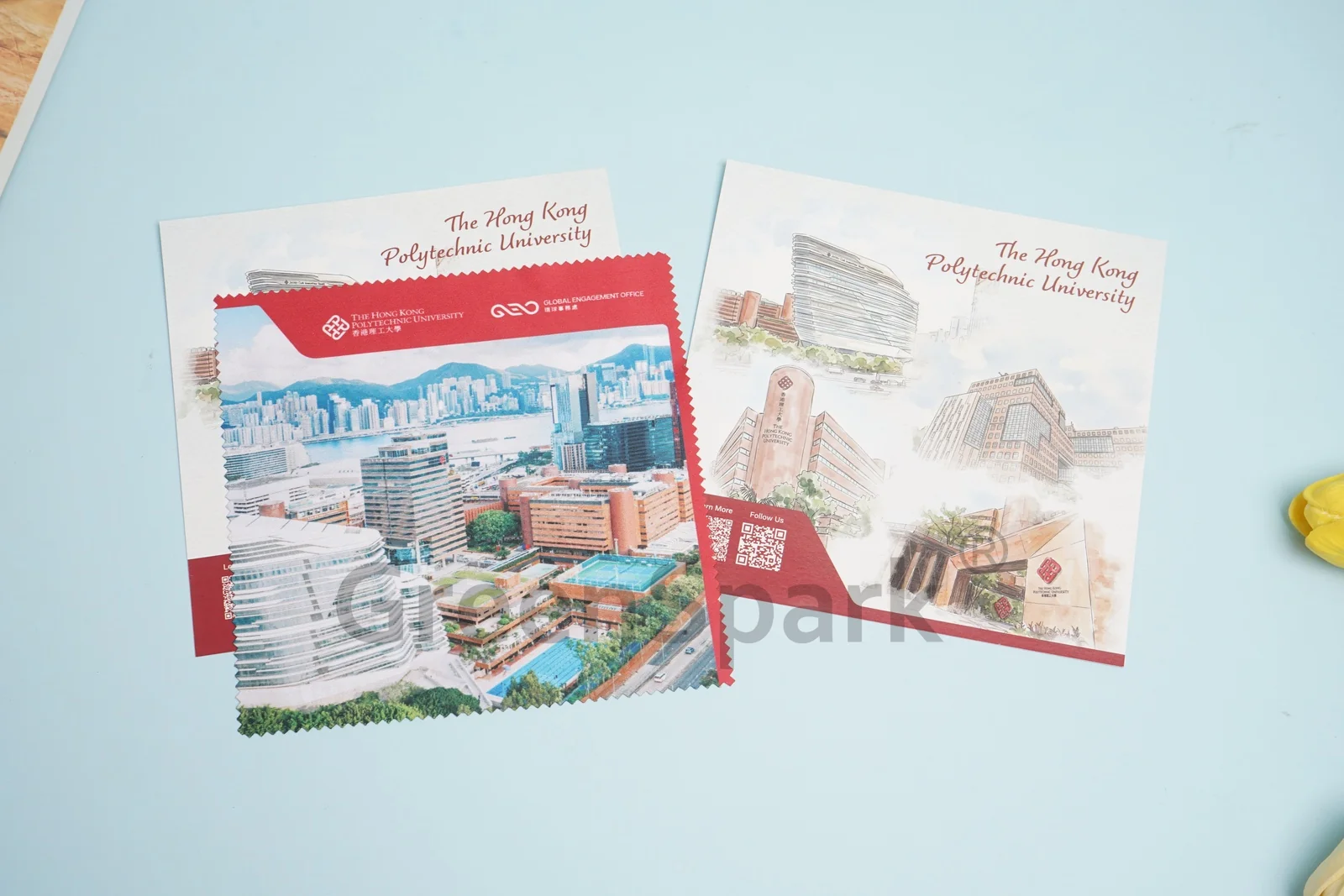 香港理工大學 RPET環保再生眼鏡布/擦拭布 RE114