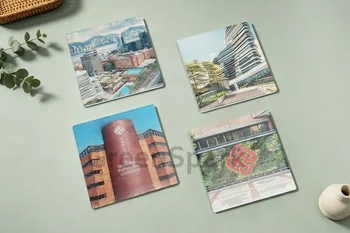 香港理工大學 Poly U 神奇吸水陶瓷杯墊 TW058
