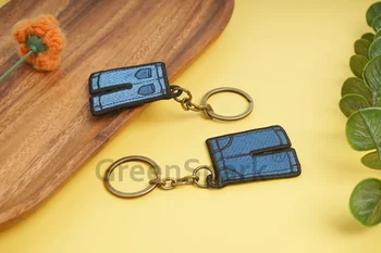 一條褲製作 造型刺繡吊飾鎖匙扣 KC222